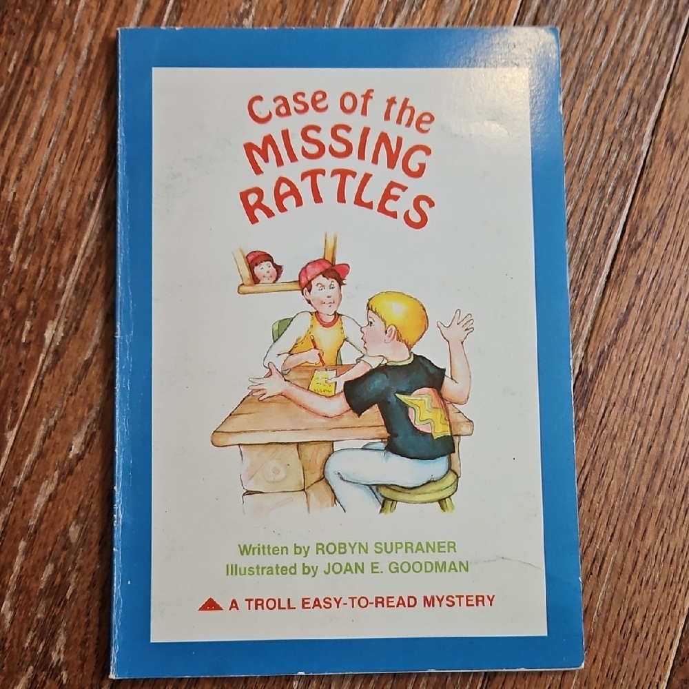 Trolls Case of the Missing Rattles Book - Blue Cover